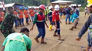 Tarik Tambang PT.SSS site Halmahera