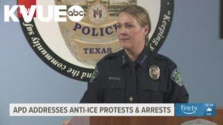 Austin police provide update on anti-ICE protests