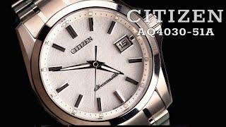 Обзор на часы Citizen Chronomaster AQ4030-51A с циферблатом из Японской бумаги - Tosa Washi