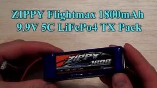 ZIPPY Flightmax 1800mAh 3S LiFePo4 TX Pack подключение к Turnigy 9x