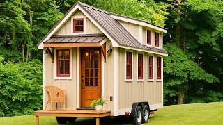 Stunning Beautiful Possibly The Coziest Tiny House in the Woods | Living Design Tiny House