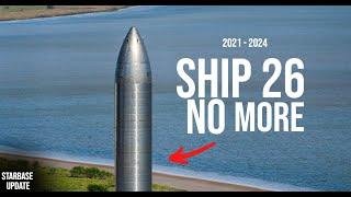 Ship 26 is no more + New Crane has arrived at launch site (Starbase Update) EP-1 @SpaceX