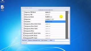 How To Use Font Manager Software