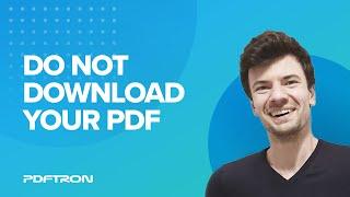 What to look for in a PDF SDK - PDF.js vs. react-pdf - DeveloperWeek 2021