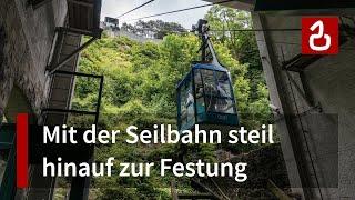 Vom Militärstützpunkt zum Museum | Pohlig-Seilbahn zur Festung Citadelle de Dinant in Belgien