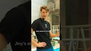 Olympian Teaches Content Creator How To Dive