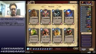 LokeHansen Plays Hearthstone | Warlock Dominance Simple #1 (Deckbuilding)