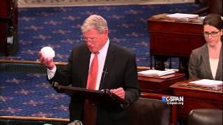 Sen. James Inhofe (R-OK) Snowball in the Senate (C-SPAN)