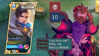 TARGETING HANZO!! BECAUSE HE WANTS TO STEAL MY BUFF!! | MLBB