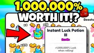 Is 1000000% Luck WORTH IT In PETS GO Roblox!?