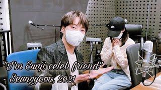 [ENG SUB] hilarious Kang Seungyoon WINNER marking himself as Apink Eunji celeb friends