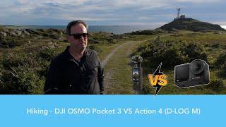 DJI OSMO Pocket 3 VS DJI Action 4 for hiking