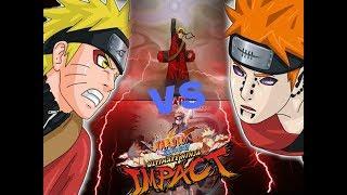 Naruto shippuden ultimate ninja impact: Смерть Джираи, Наруто против Пейна