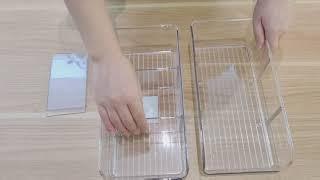 Food Packet Organizer Bins for Pantry Organization