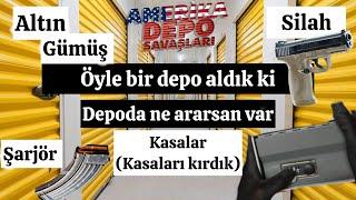 Öyle bir depo aldık ki ne ararsan var