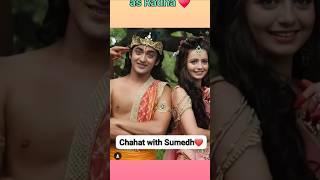 Chahat pandey ️ Sumedh mudgalkar #radhakrishna #chahatpandey #biggboss18