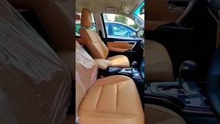 Camel Tan Interior Toyota Fortuner in Black Colour #shortsfeed #shorts #shortsvideo #fortuner #viral