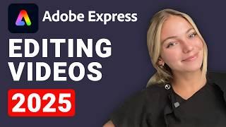 Editing Videos with Adobe Express (Beginners Tutorial)