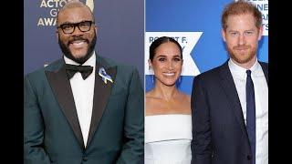 Meghan Markle and Prince Harry will rost Tyler Perry, lilibet's godfather in Beverly hills.