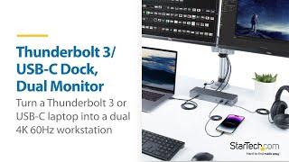 Thunderbolt 3 & USB-C Dock | MacBook Workstation | TB3CDK2DH | StarTech.com