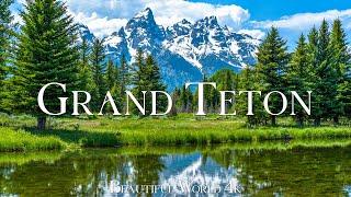 Grand Teton National Park 4K Ultra HD • Stunning Footage, Scenic Relaxation Film with Calming Music