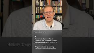 Hillbilly Elegy Short #booktube #booktok #memoir #jdvance