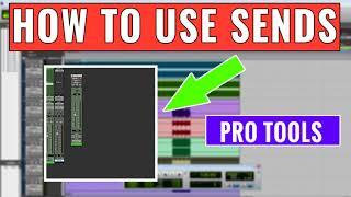 How to use Sends in Pro Tools -- OBEDIA.com Avid Pro Tools Training & Tech Support