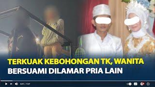 Terkuak Kebohongan TK, Wanita Bersuami yang Dilamar Pria Lain di Stadion, Ngaku Kerja di Luar Kota