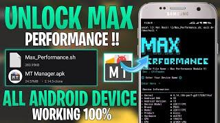 Unlock Max Performance On Any Android !! No Root || Stable FPS & Fix FPS Shutters For Gaming !!