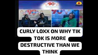 CURLY LOXX ON WHY TIK TOK IS MORE DESTRUCTIVE THAN WE THINK. #nationwidenews #purplenation