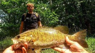 Indiana Creek Fishing with ABitFishy