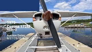 1975 Cessna 172M // Straight Floats // N64442 *** Live Online Auction Starts 9/27/2023 ***