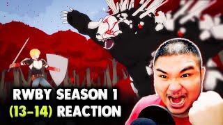 "FOREVER FALL"  Reacting to RWBY SEASON 1 (13-14) | RWBY Animation Reaction