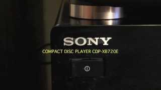 SONY CDP-XB720E COMPACT DISC PLAYER