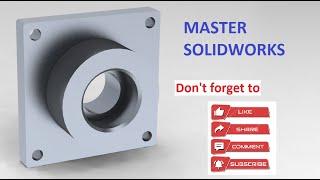 #How to #Design a #Pneumatic #Cylinder #head by #SolidWorks