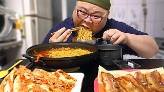 그냥 사기조합.! 삼겹살 , 김치, 라면 먹방 │Porkbelly and Ramyeon , Kimchi  Mukbang Eatingshow