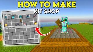 How to Make a Kit Shop in Minecraft Bedrock