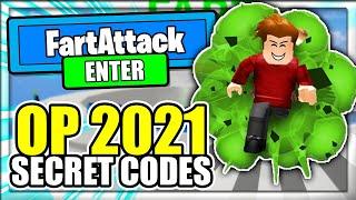 (2021) ALL *NEW* SECRET OP CODES! Fart Attack Roblox