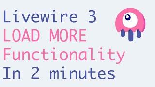 Implementing Load More functionality with Livewire 3 in 2 minutes.