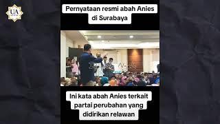 Partai Perubahan Deklarasi...!! Upaya Jegal Anies, atau Strategi Hadapi Penjegalan; Tunggu Aja...?!