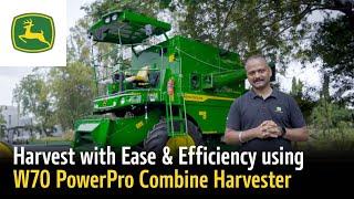 John Deere W70 PowerPro Combine Harvester | Walkaround, Review and Features