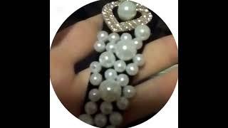 Ободок из бусин#кушон #fashion #бусинка