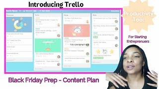 Black Friday Prep Content Planning with Trello For Entrepreneurs & YouTubers!