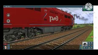 обзор на ТЭП70БС в trainz12