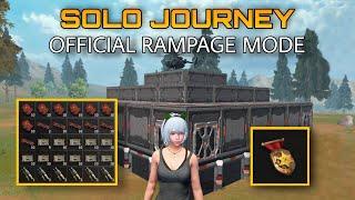 Solo journey | official rampage mode | new map | Last island of survival [DAY-102]