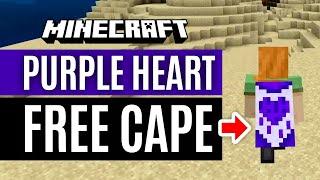 Get Purple Heart Free Cape in Minecraft