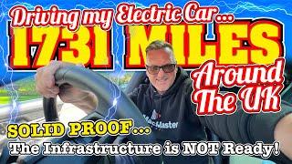 Driving 1731 MILES in MY Electric Car AROUND THE UK | SOLID PROOF The EV Infrastructure is NOT Ready