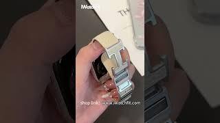 H buckle magnetic Apple watch strap #applewatch #iwatch #smartwatch #iwatchband #watch #fashion