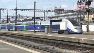 SNCF TGV Duplex + ETR610 Trenitalia Zurich HB St.