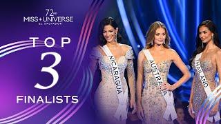 72nd MISS UNIVERSE - Top 3 | Miss Universe